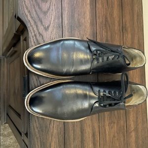 Bacco Bucci Studio Mens Black lace up shoes size 10.5